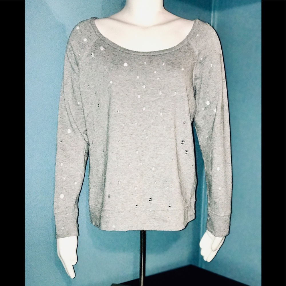 LOVE 🔥 • Static Gray Decon Sweatshirt -S- NEW!